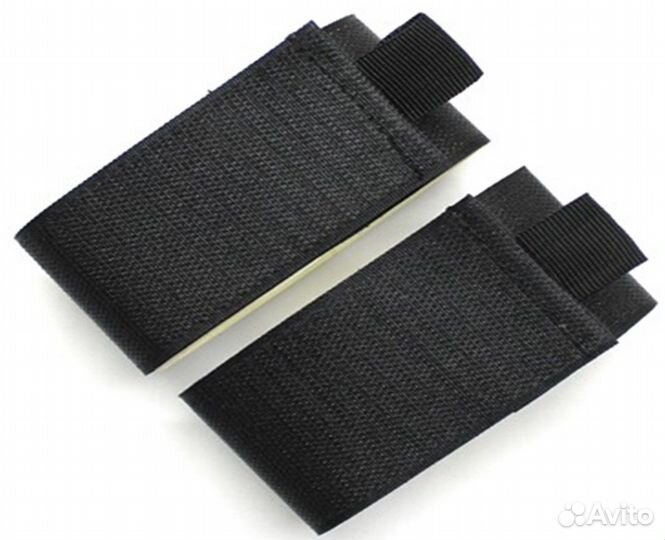 Комплект стяжек для горных лыж, черный, 45х5см, pr