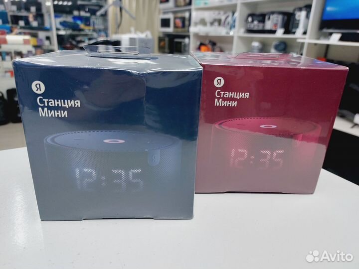 Умная колонка Яндекс Станция Мини с часами(Окт139)