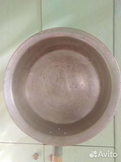 Латунный таз для варенья