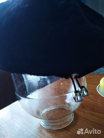 Берет норковый новый, перфорация