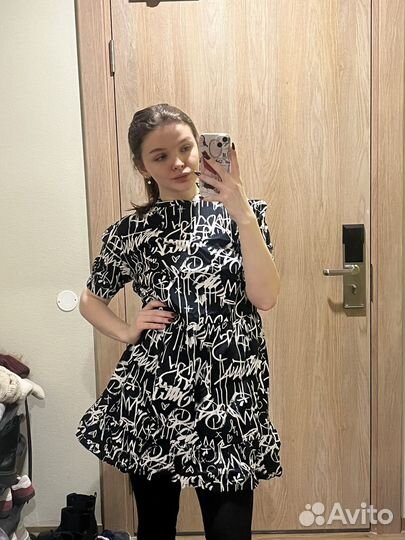 Платье с граффити collusion