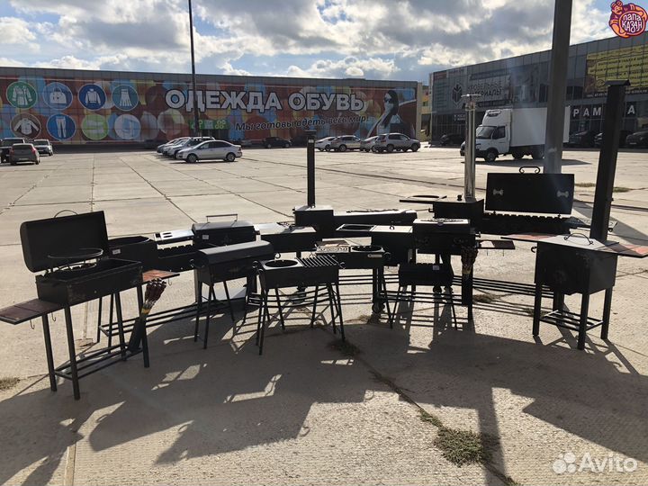 Мангал барбекю печь под казан многофукционал 400