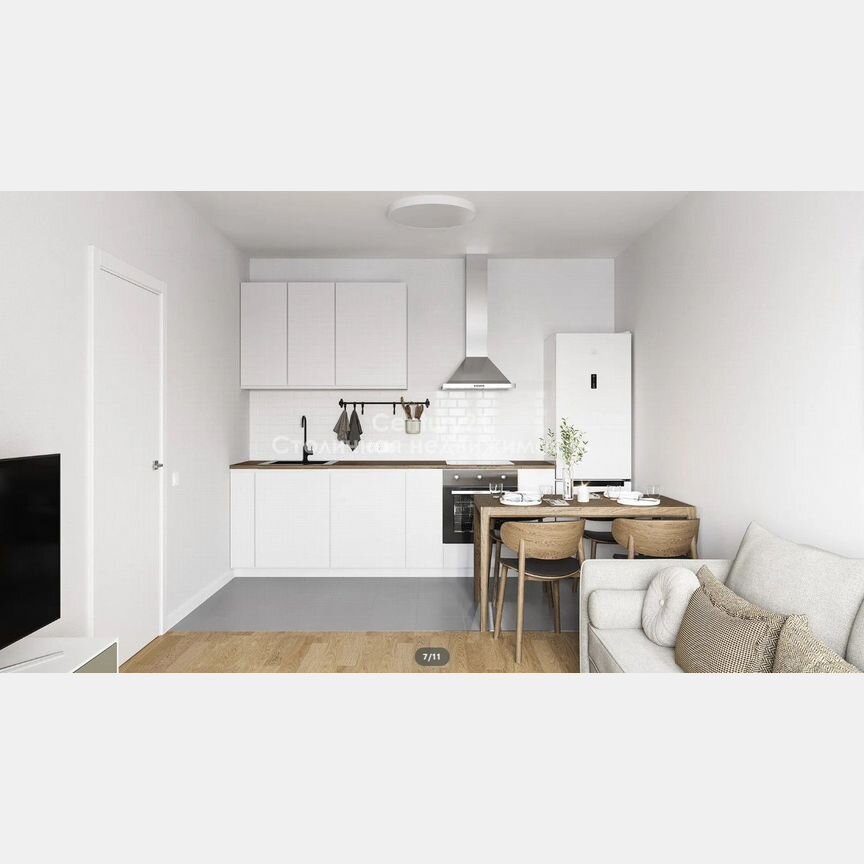 1-к. квартира, 33 м², 3/17 эт.