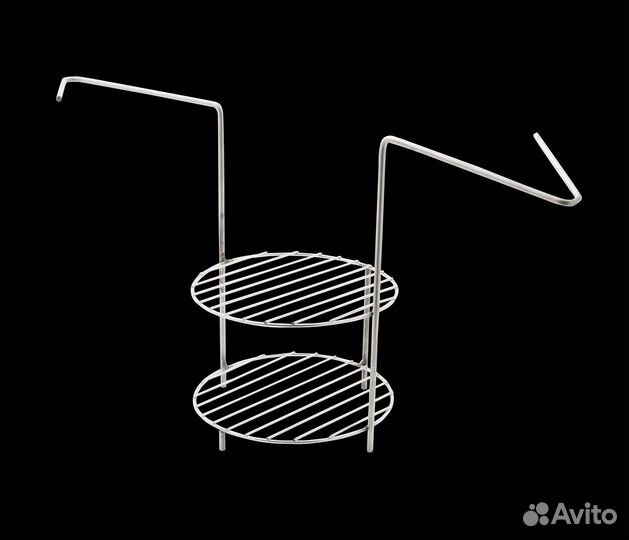 Э2/19см Этажерка решетка-гриль 2-х ярусная малая