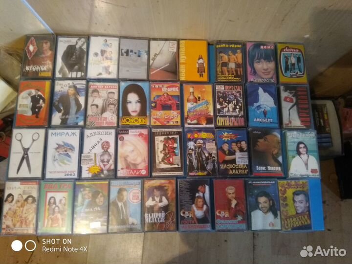 Студийные кассеты рок поп шансон