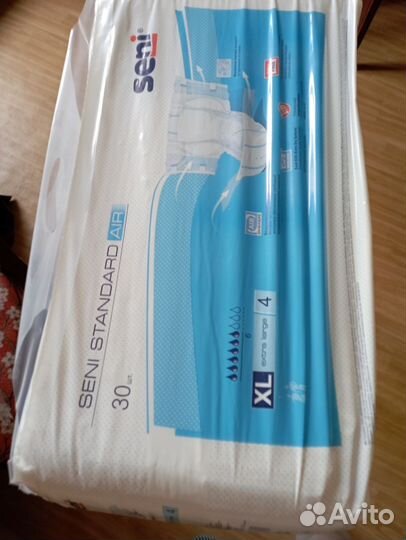 Памперсы для взрослых seni xl 4