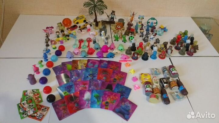 Покемончики из киндер сюрприза, Мстители, Тролли и