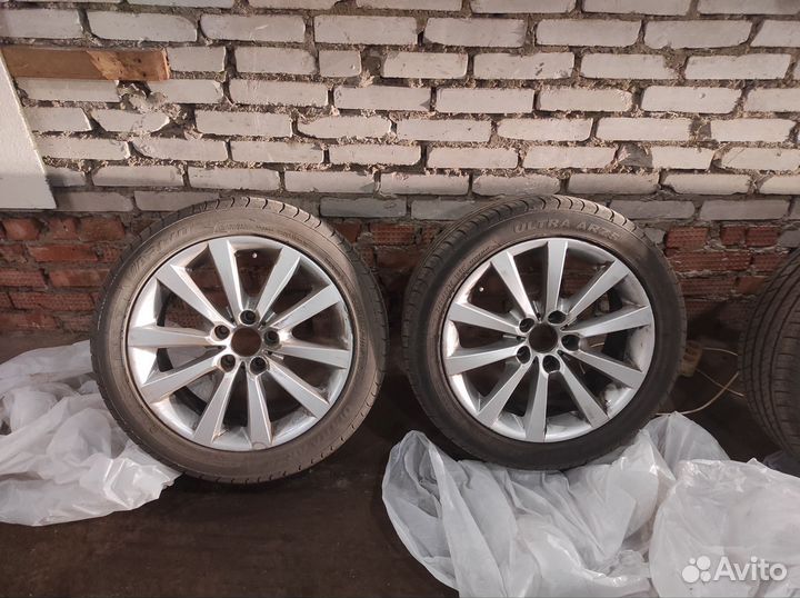 Колеса в сборе r18 летние, диски резина bmwf10