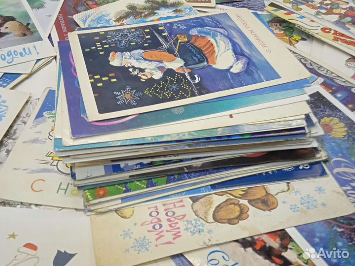 Советские открытки с новым годом