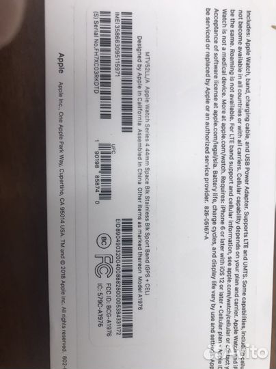 Apple watch 4 44mm stainless steel