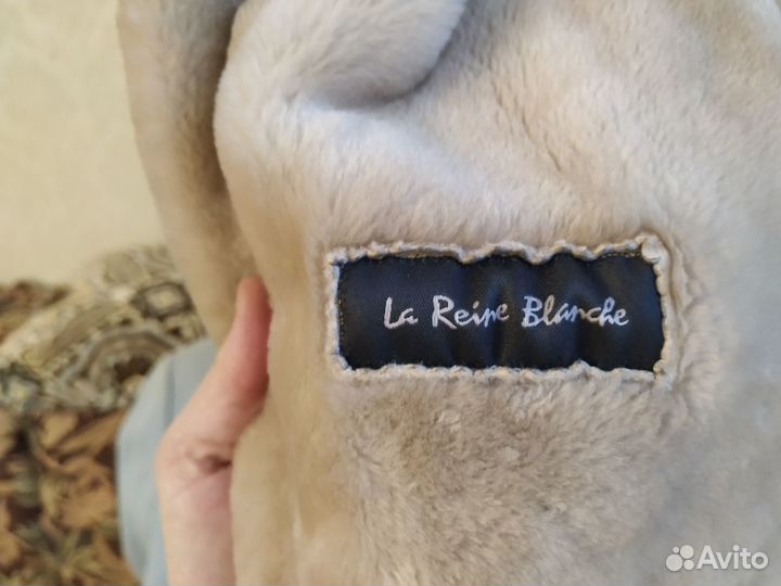 Натуральная дублёнка с отделкой мехом из норки