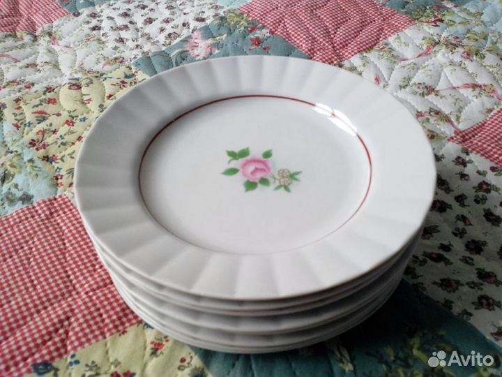 Фарфоровые тарелки 17,5-20 см