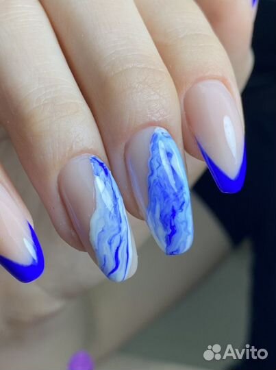 Маникюр, покрытие гель лаком, наращивание