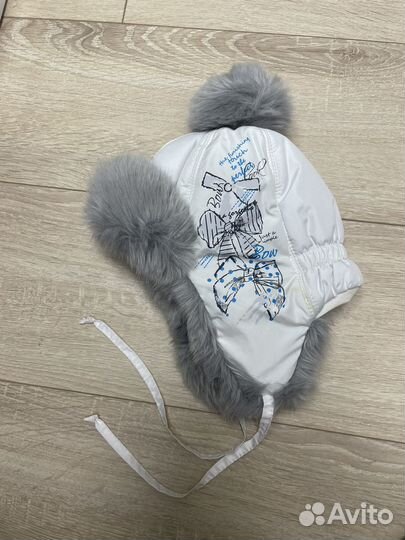 Зимняя шапка детская 48