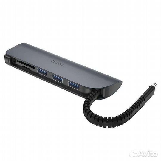 USB Хаб / Разветвитель (Type-C to USB3.0*3+SD+TF)