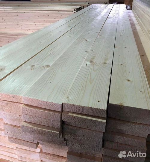 Сухая доска за м2 45 мм 125 мм 3000 мм, ав