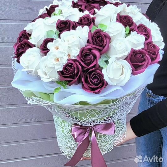 Мыльные цветы, розы, букеты из мыла, 1 сентября