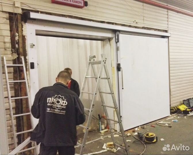 Холодильная дверь откатная под заказ