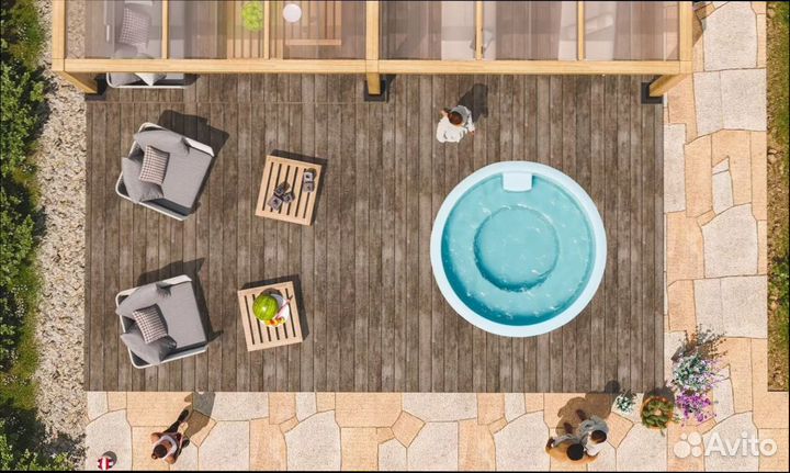 Композитный бассейн Спа лайт ecoline