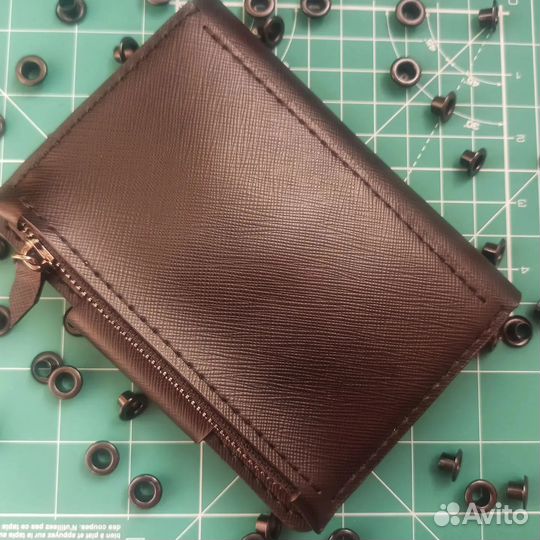 Кошелек мужской кожаный ручной работы