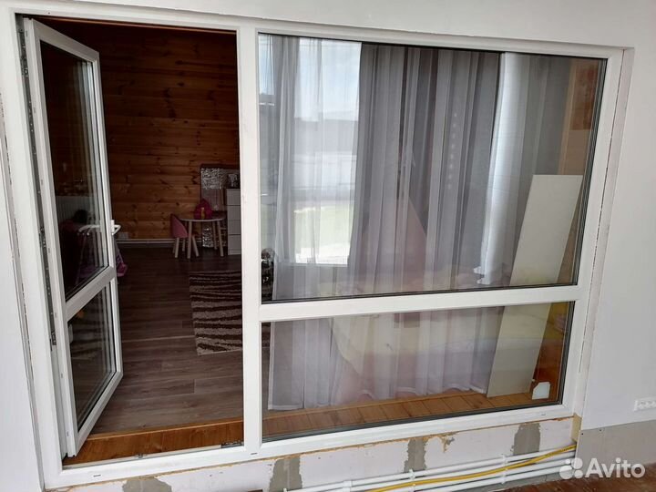 Пластиковые двери пвх бу