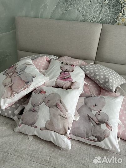 Бортики в детскую кроватку