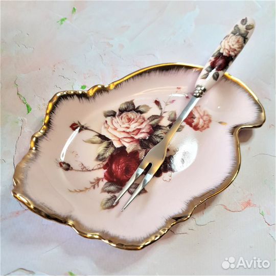 Лимонница с вилочкой Новая в упаковке