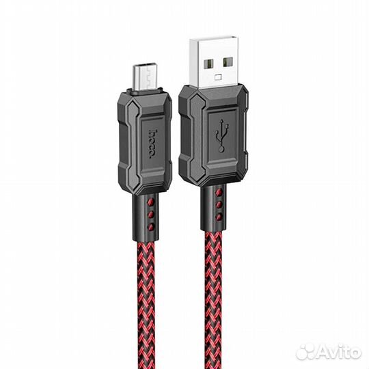 Кабель USB - микро USB hoco X94 Leader, 1.0м, 2.4A