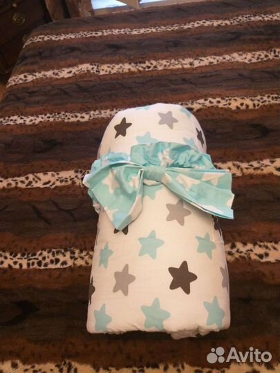 Комплект на выписку для мальчика, одеяло