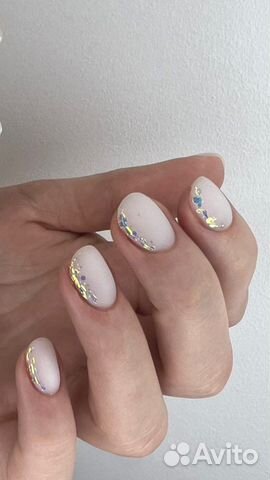 Модель на маникюр с покрытием