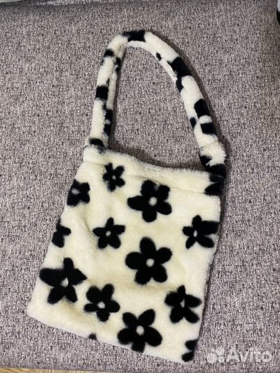 Cумка шоппер плюшевая