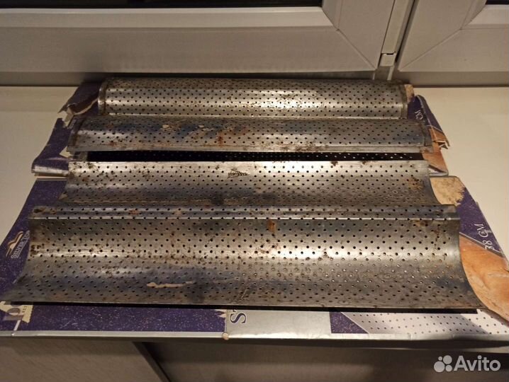 Форма для выпечки багета, 38см