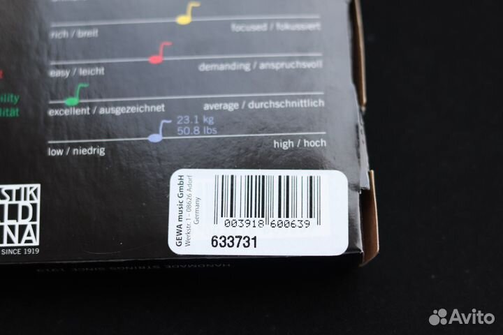 Струны для скрипки красный томастик Spirocore