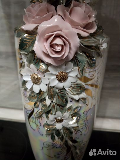 Ваза для цветов фарфор СССР