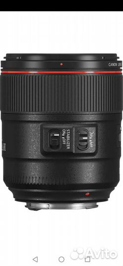 Объектив canon 85mm 1.4