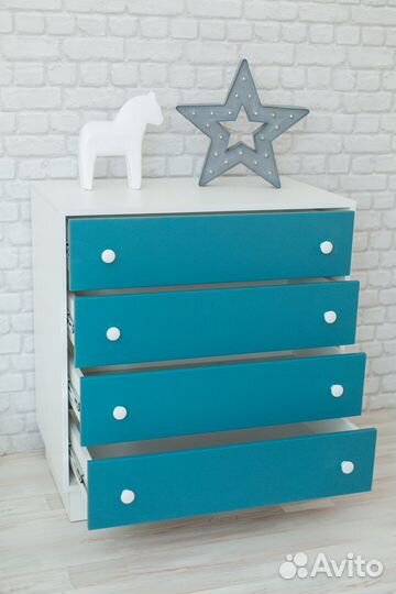 Комод 4 ящика мдф софт серия Облачко