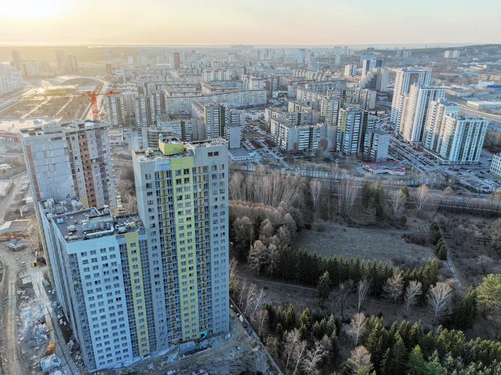 2-к. квартира, 69,4 м², 5/25 эт.