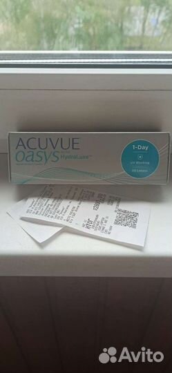 Линзы контактные acuvue oasys 1 day