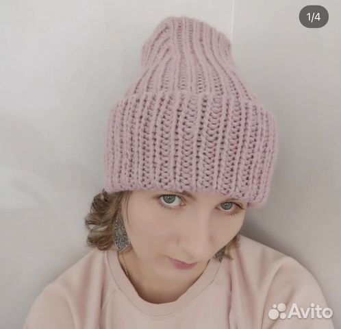 Вязаная шапка на заказ