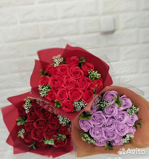 Букет из мыла