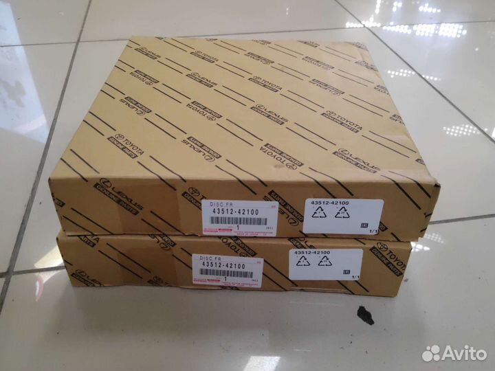 Диски тормозные передние rav4 40