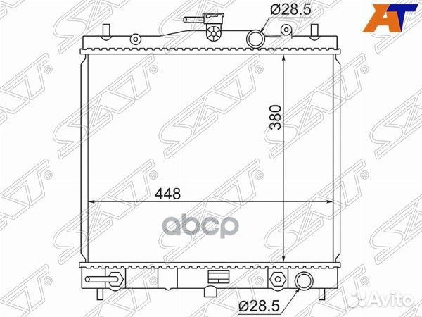Радиатор Nissan March 02-10 / Note 05-13 / Cube