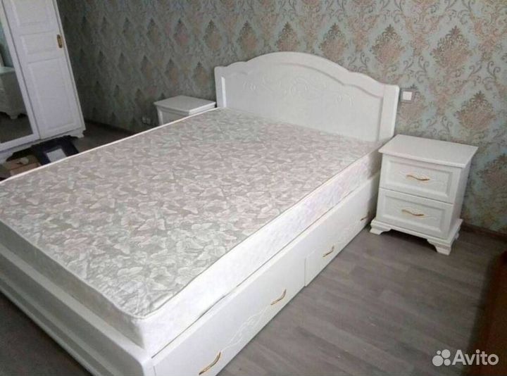 Кровать 90х200 массив