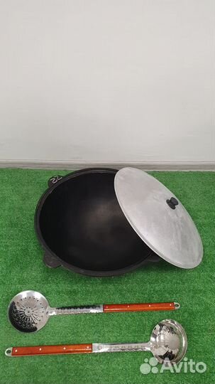 Чугунные казаны из Узбекистана с клеймом полумесяц