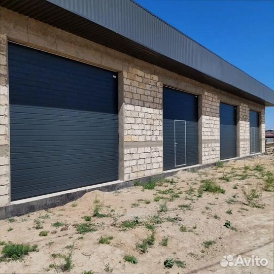 Секционные ворота с установкой