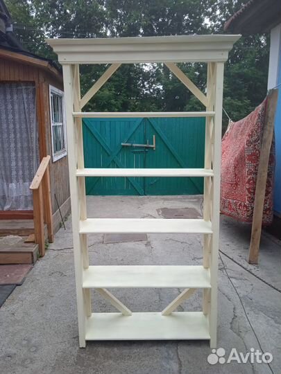 Стеллаж деревянный