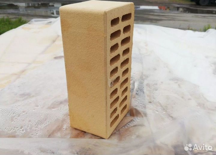 Кирпич облицовочный солома