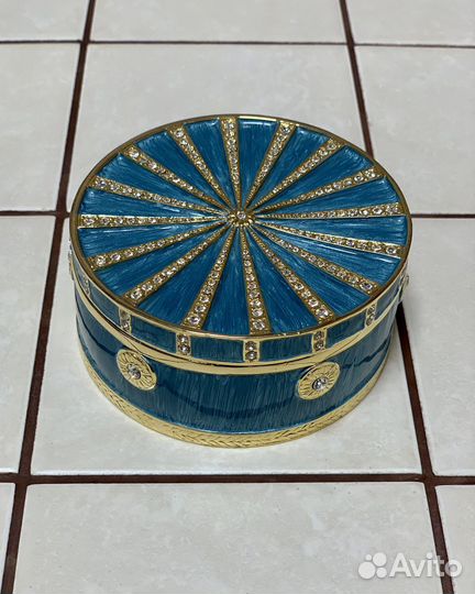 Шкатулка металл эмаль