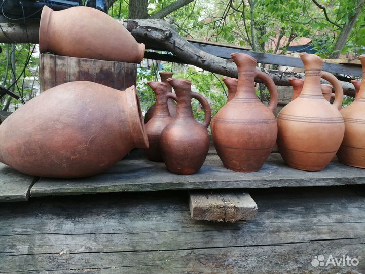 Кувшин глиняный, квеври