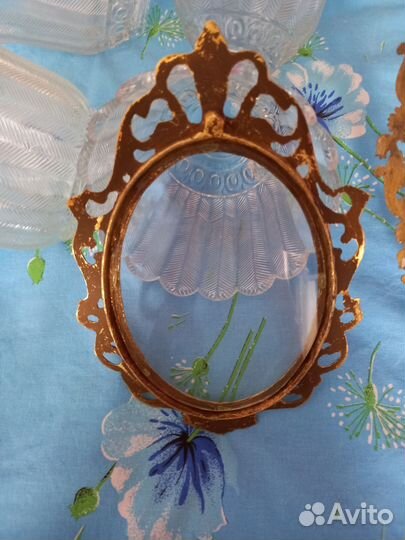 Рамка латунь СССР для фото